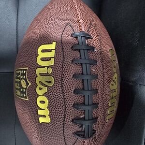 Wilson Brown Football with Black Laces